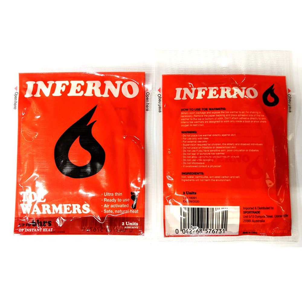 Inferno Toe Warmers 2 Pack 1 Inferno Toe Warmers 2 Pack