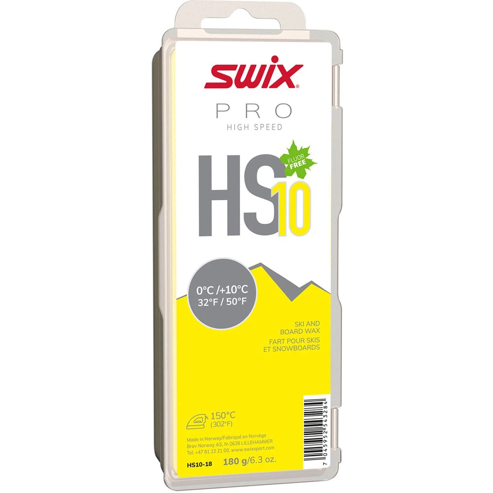 Swix Pro High Speed Wax Fluoro Free HS10 2 Swix Pro High Speed Wax Fluoro Free HS10 - Image 2