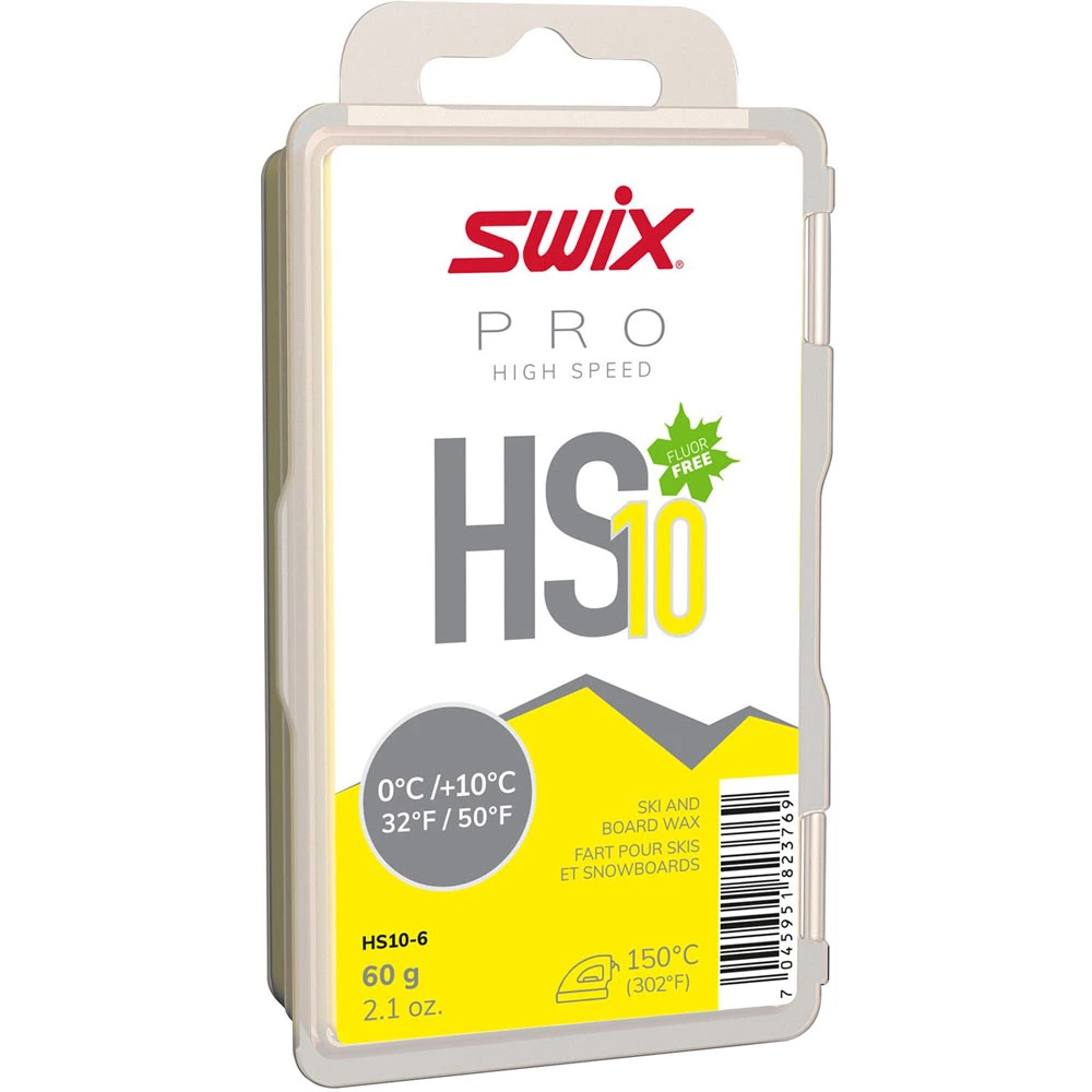 Swix Pro High Speed Wax Fluoro Free HS10 1 Swix Pro High Speed Wax Fluoro Free HS10
