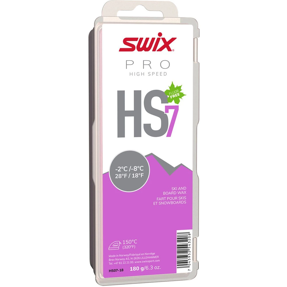 Swix Pro High Speed Wax Fluoro Free HS7 2 Swix Pro High Speed Wax Fluoro Free HS7 - Image 2