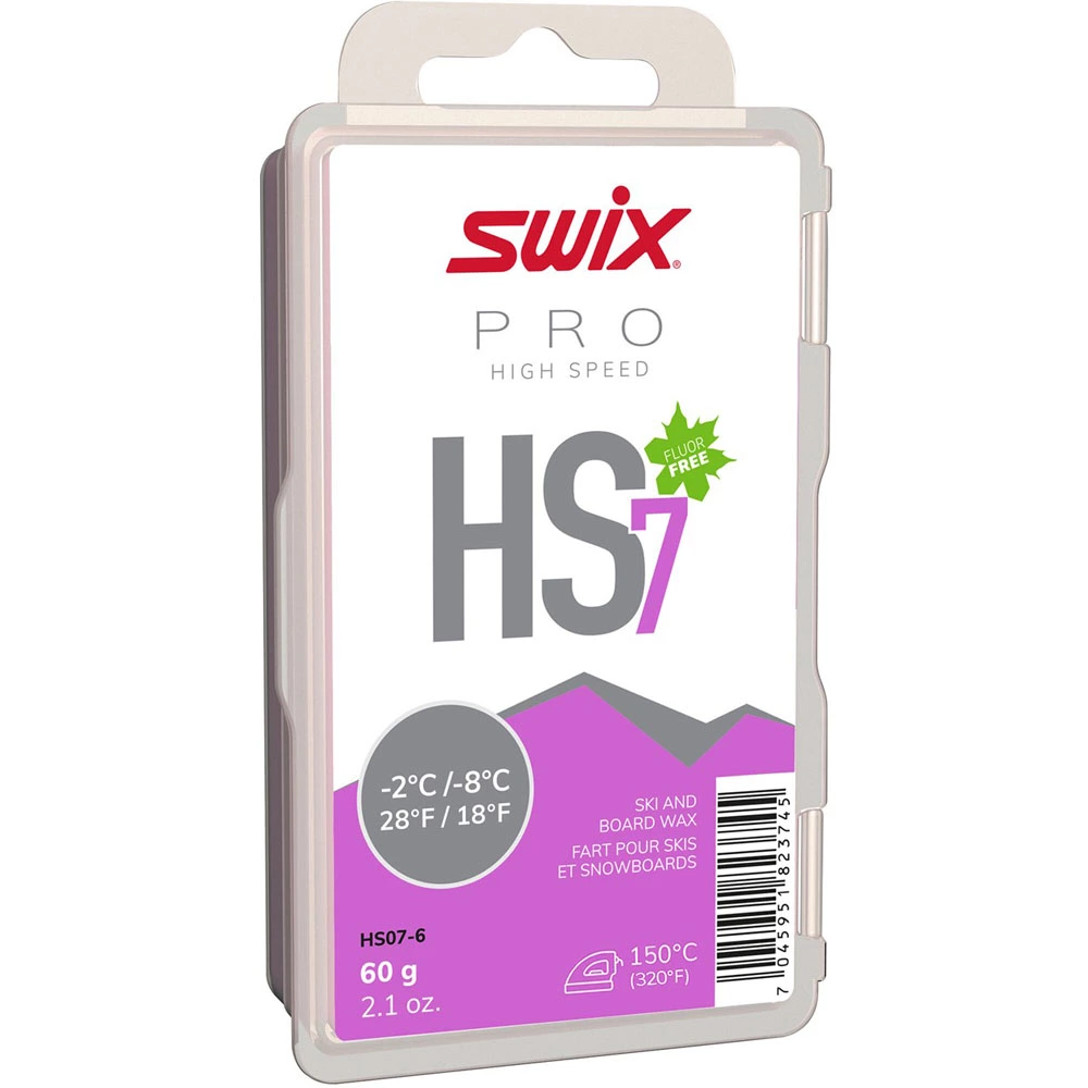 Swix Pro High Speed Wax Fluoro Free HS7 1 Swix Pro High Speed Wax Fluoro Free HS7