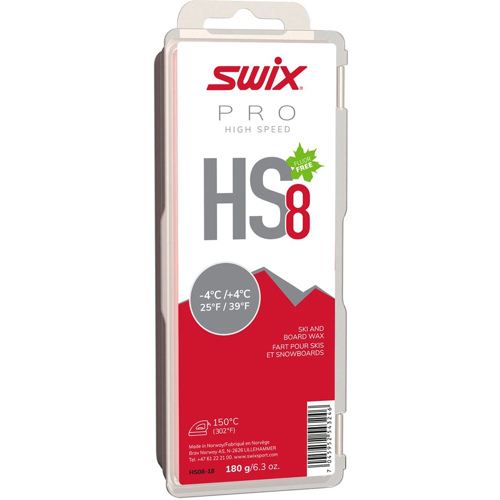 Swix Pro High Speed Wax Fluoro Free HS8 2 Swix Pro High Speed Wax Fluoro Free HS8 - Image 2