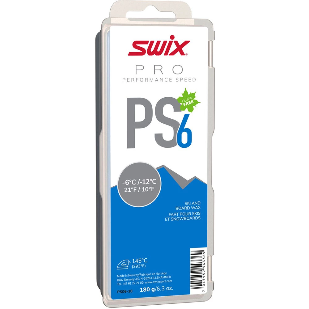 Swix Performance Speed Wax Fluoro Free PS6 2 Swix Performance Speed Wax Fluoro Free PS6 - Image 2