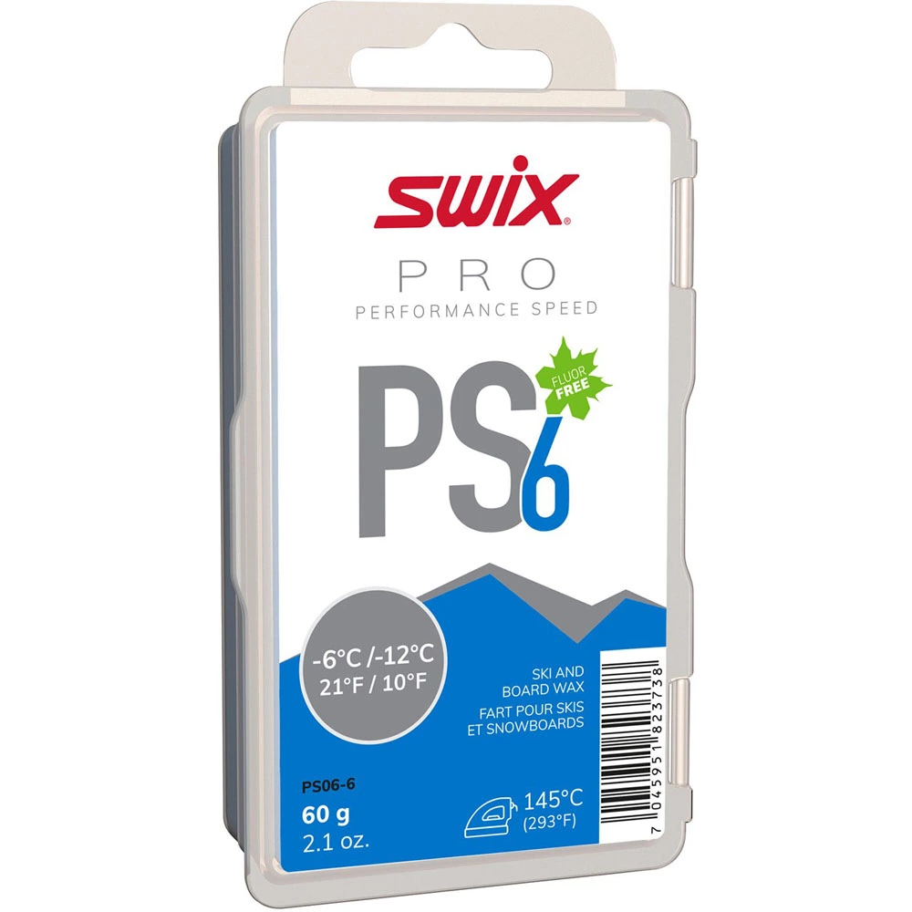 Swix Performance Speed Wax Fluoro Free PS6 1 Swix Performance Speed Wax Fluoro Free PS6